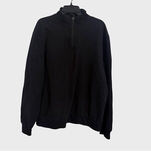 Tek Gear Men's Black Zip-Up Sweater